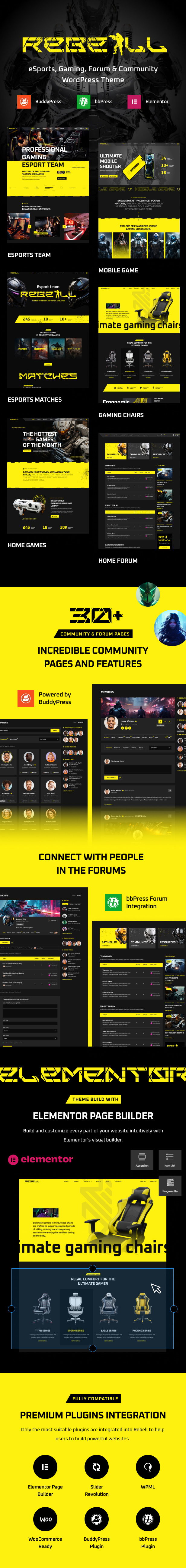 Rebell - eSports & Gaming Forum WordPress Theme - 1